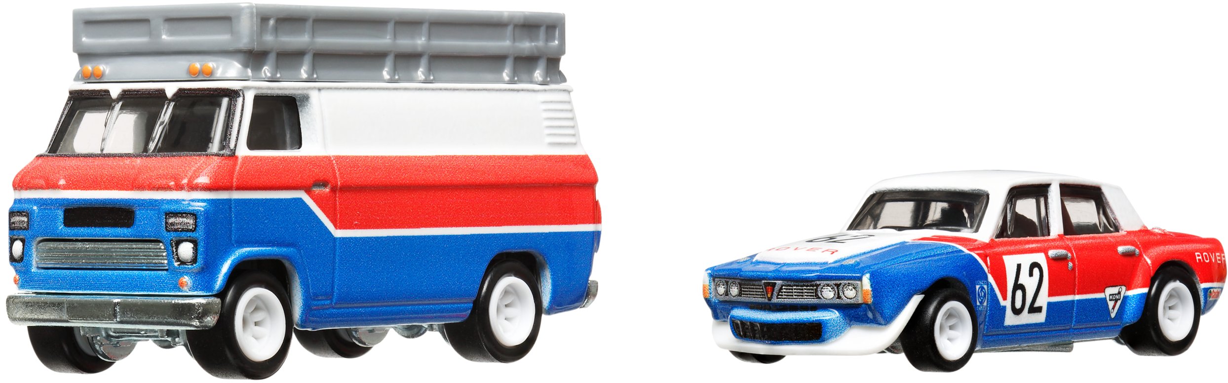 Коллекционная машина Hot Wheels 70 Rover P6 Group 2 и транспортер HW Rally Hauler серии Car