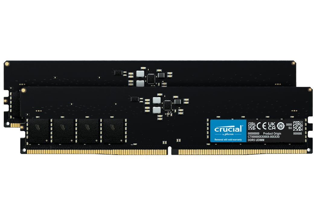 Память DDR Crucial Micron 2х16GB DDR5-5200 (CT2K16G52C42U5) купить
