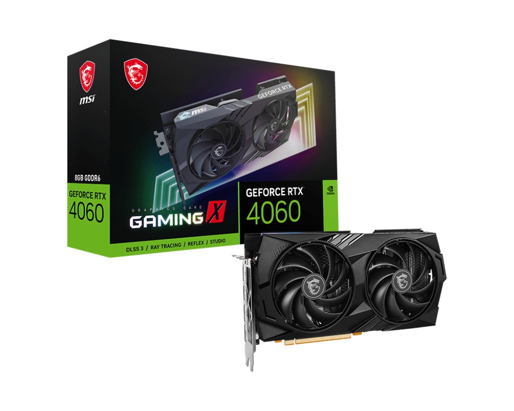 Відеокарта MSI GeForce RTX 4060 8GB GDDR6 GAMING X купити - ціна
