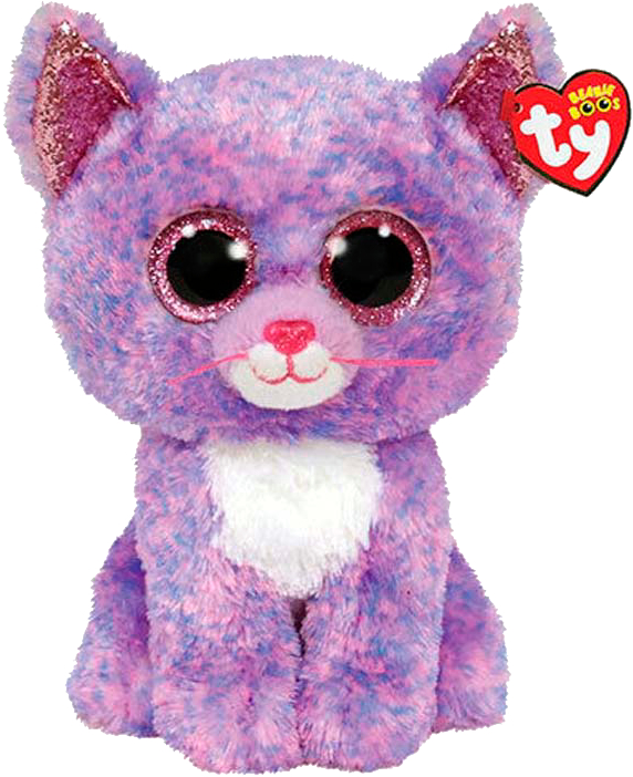 Мягкая игрушка глазастик TY Beanie Boo's Кот 