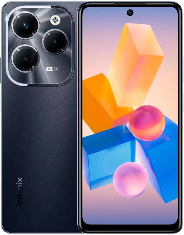 Смартфон Infinix Hot 40 Pro 12/256Gb Starlit Black X6837 купить Смартфон Infinix Hot 40 Pro 12/256Gb Starlit Black X6837 купить
