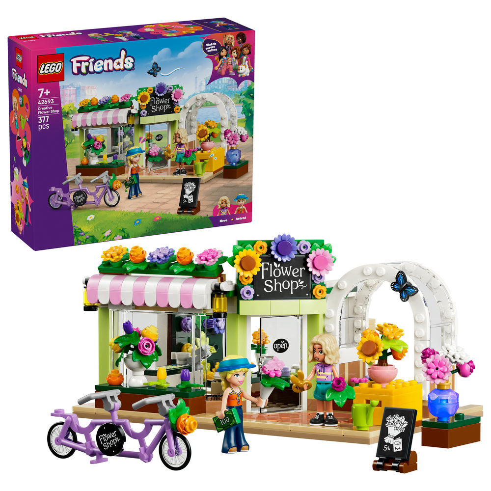 Конструктор LEGO Friends Творческий цветочный магазин (42693