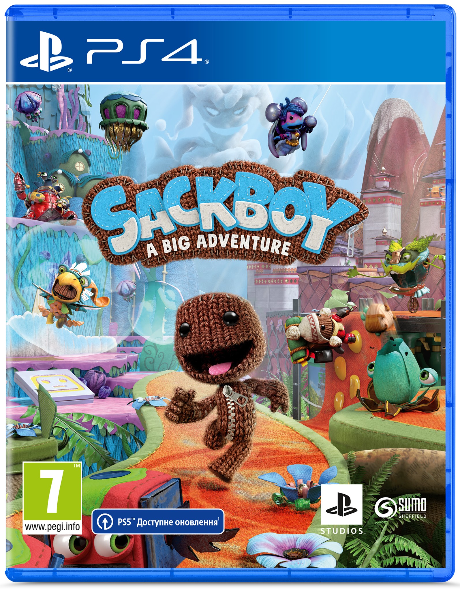 Ігровий диск PS4 Sackboy a Big Adventure (Безкоштовне оновлення до