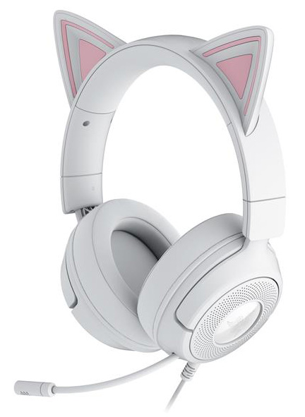 happy kitty Гарнитура RAZER Kraken BT, Hello Kitty Edition (RZ04-03520300-R3M1