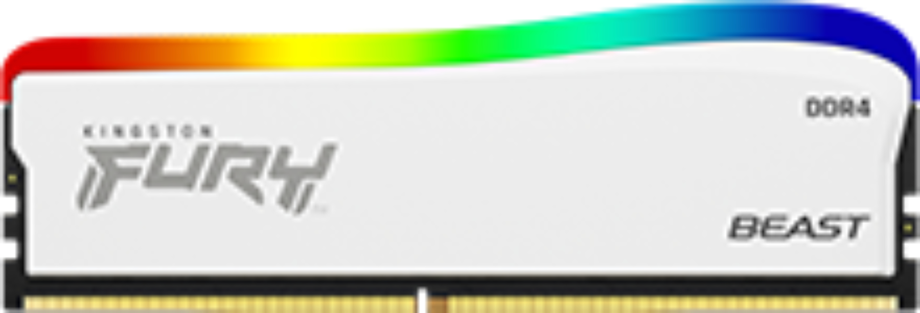 Память DDR Kingston Fury Beast White RGB DDR4 8GB/3200