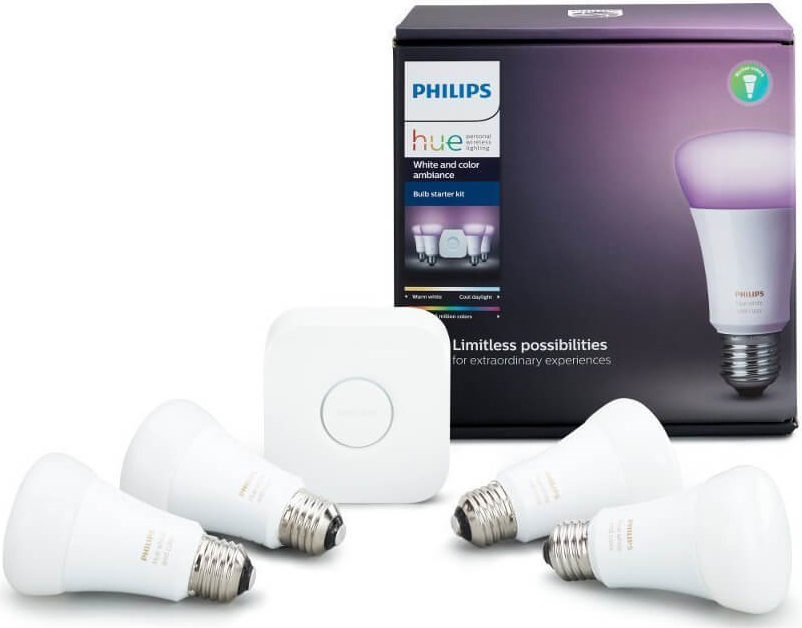 Відгуки про Philips Hue White & Ambiance Color LED (4 bulb + HUB
