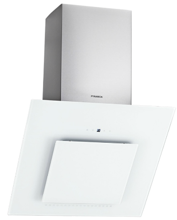 Витяжка декоративна біла Pyramida HES 30 (D-600mm) WHITE/AJ купити