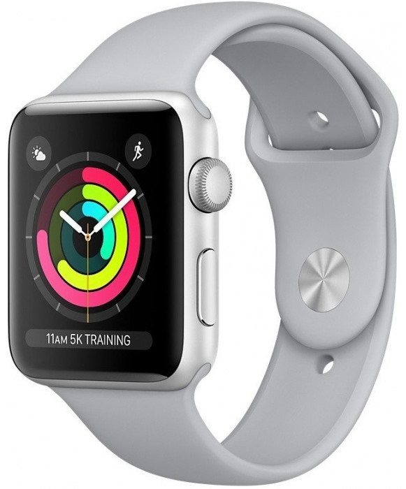 Apple Watch 3 NIKE GPS +セルラー　42mm silver Смарт-часы Apple Watch Series 3 42mm Silver Aluminium Case with