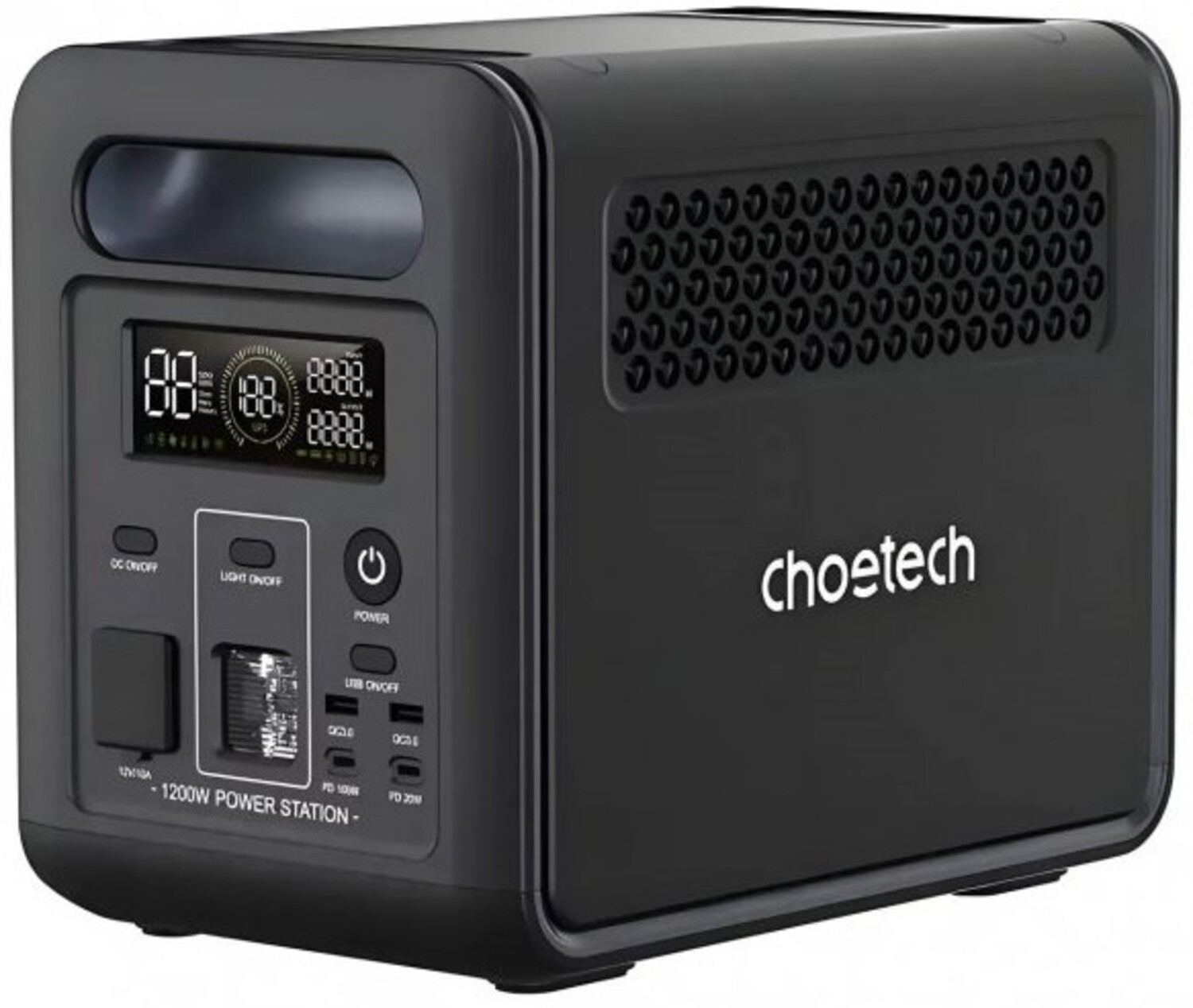 Зарядная станция универсальная Choetech 1200Вт (BS068-EU-BKGY
