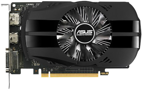 Видеокарта Asus nVidia GeForce GTX 1050 Ti Phoenix 4GB GDDR5