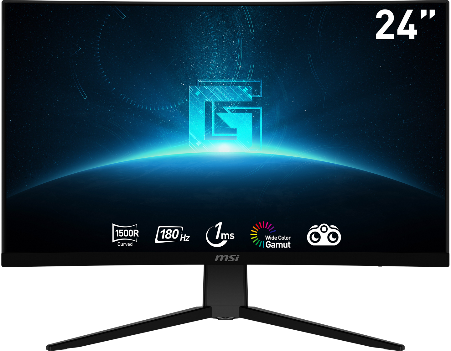 MSI G2422C 23.6インチ フルHD ゲーミングモニター Монитор игровой MSI G2422C купить - цена, характеристики | COMFY