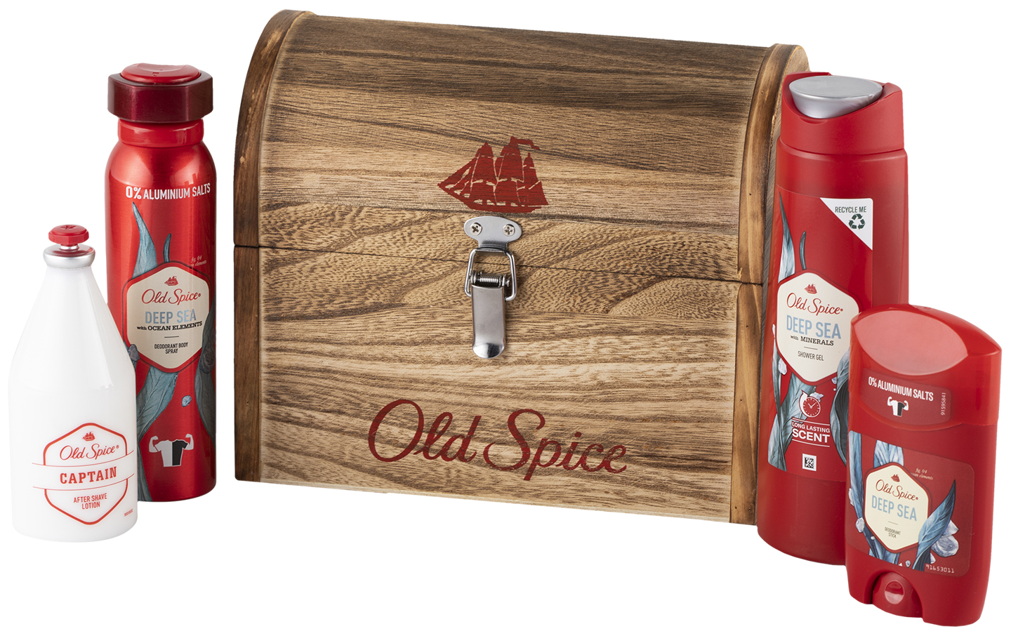 Подарочный набор для ухода за телом Old Spice Treasure Chest Тверд