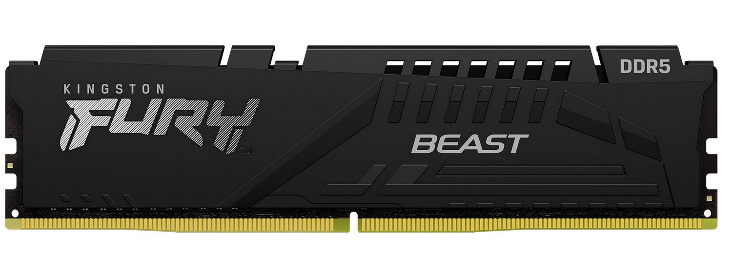 Память DDR Kingston DDR5 16GB/4800 Fury Beast Black (KF548C38BB-16