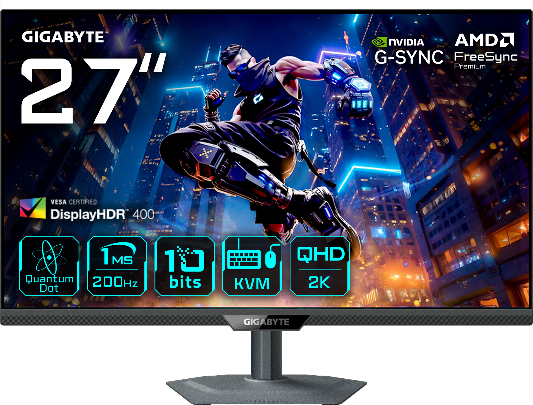 Монитор игровой Gigabyte M27Q2 QD Gaming Monitor купить - цена