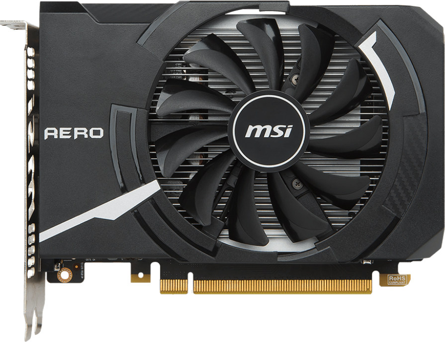 Видеокарта MSI nVidia GeForce GTX 1050 Ti Aero ITX OCV1 4GB GDDR5