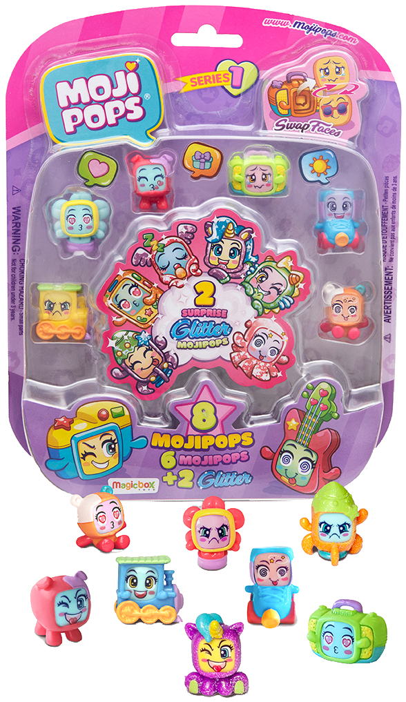 Набор игровых фигурок Moji Pops Великолепная восьмерка (8 фигурок