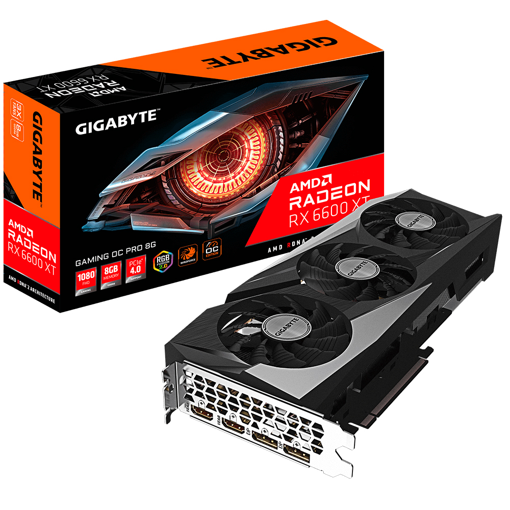特価】ゲーミングpc新 RX6600XT Відеокарта Gigabyte AMD Radeon RX 6600XT GAMING OC PRO 8G (GV