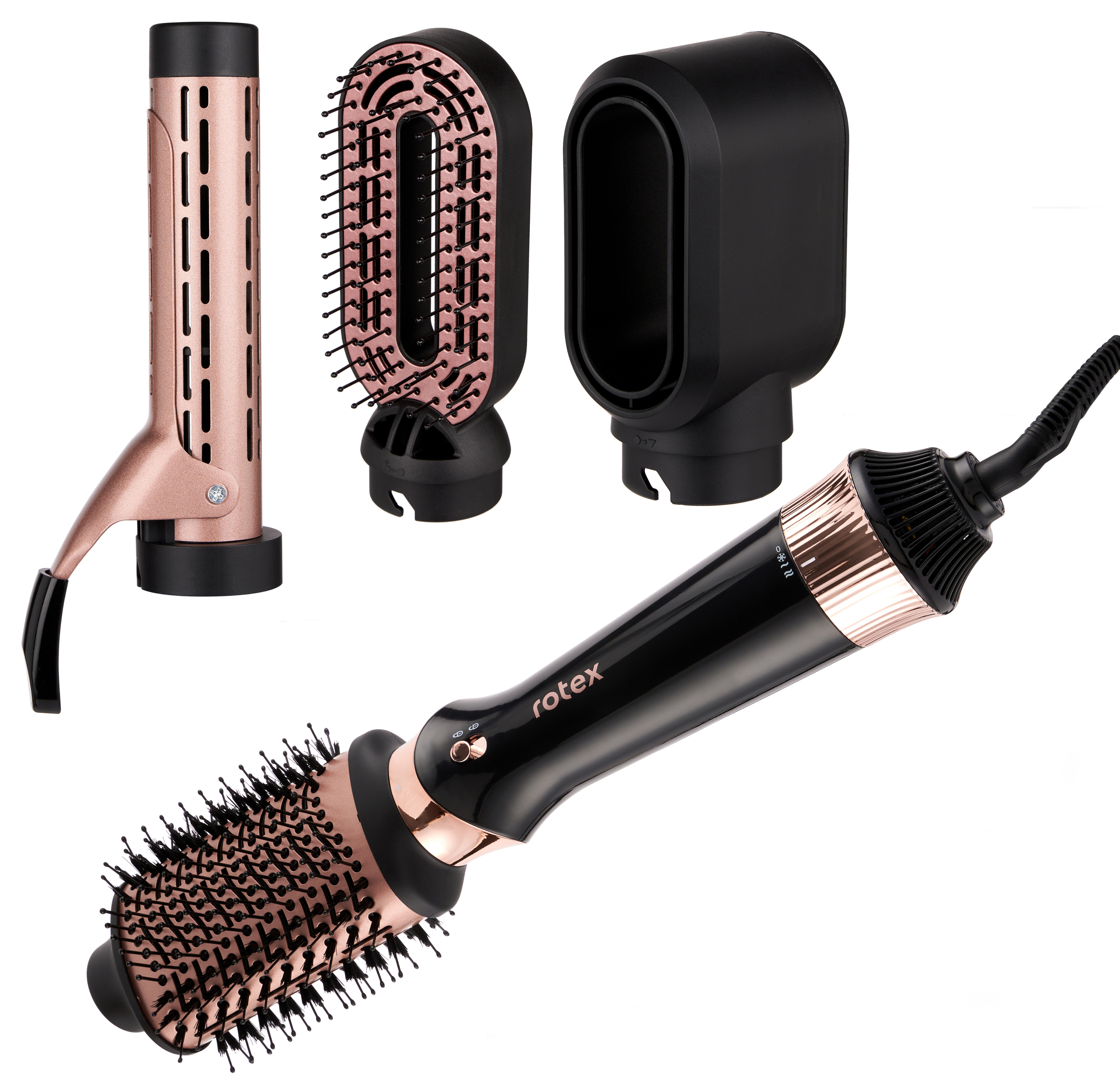 ★女の子用 4点セット メンテナンス.HOTWAX済★ atomic head Фен-щітка Rotex RHC494-T AirBrush купити - ціна, характеристики