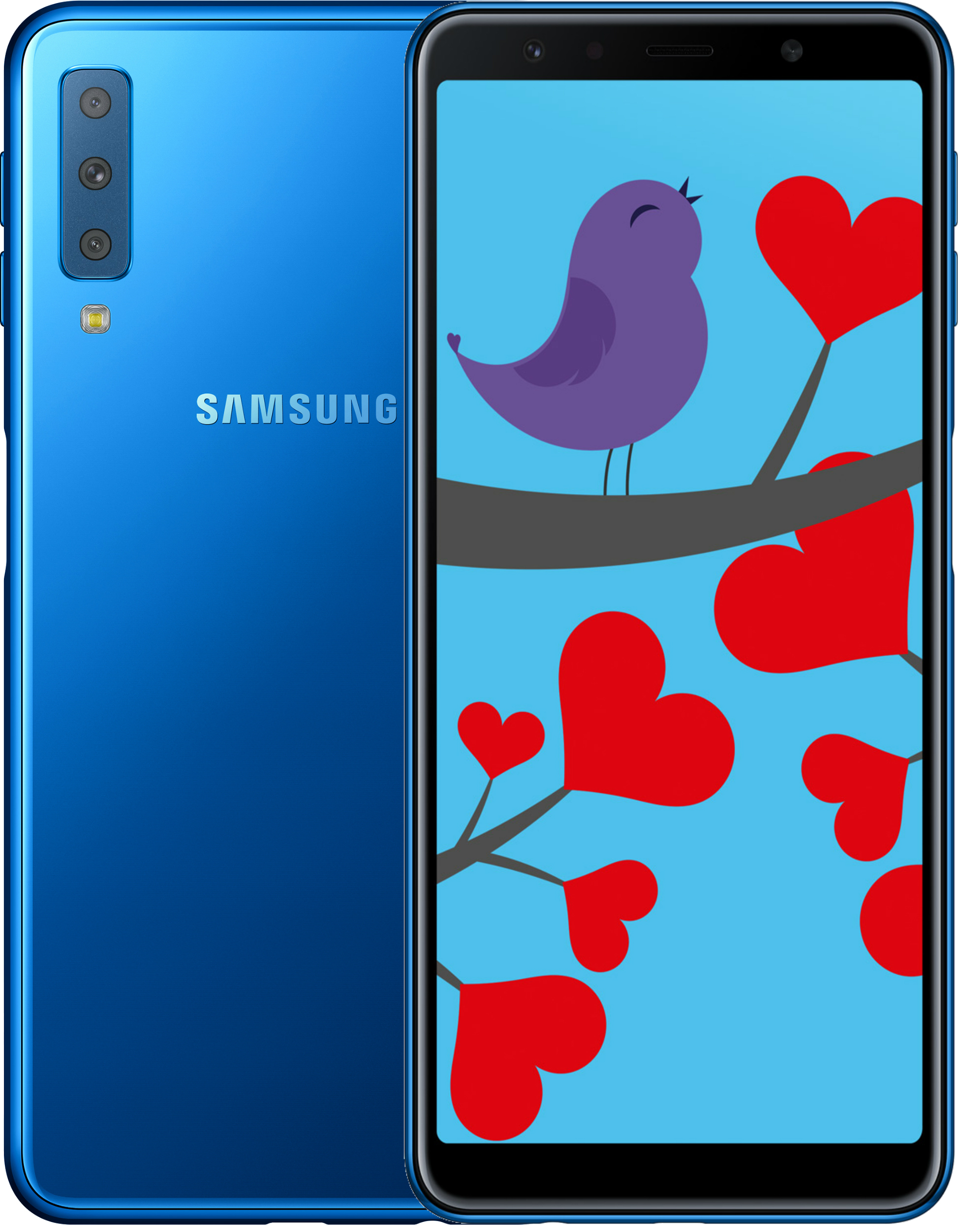 Смартфон Samsung Galaxy A7 2018 Blue (SM-A750) купити - ціна