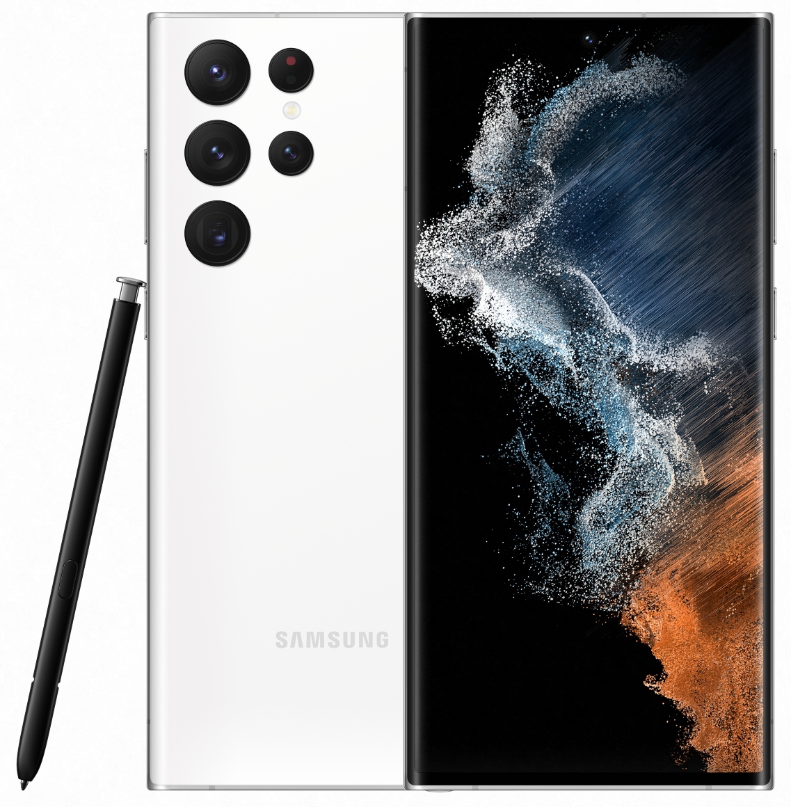 Смартфон Samsung Galaxy S22 Ultra 12/256Gb Phantom White (SM