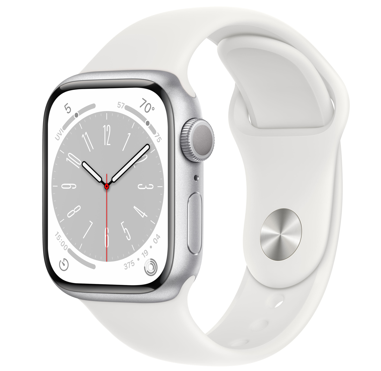 【しゃしゃ】Watch Series 8 シルバー 41mmGPSモデル Смарт-часы Apple Watch Series 8 GPS 41mm Silver Aluminium Case