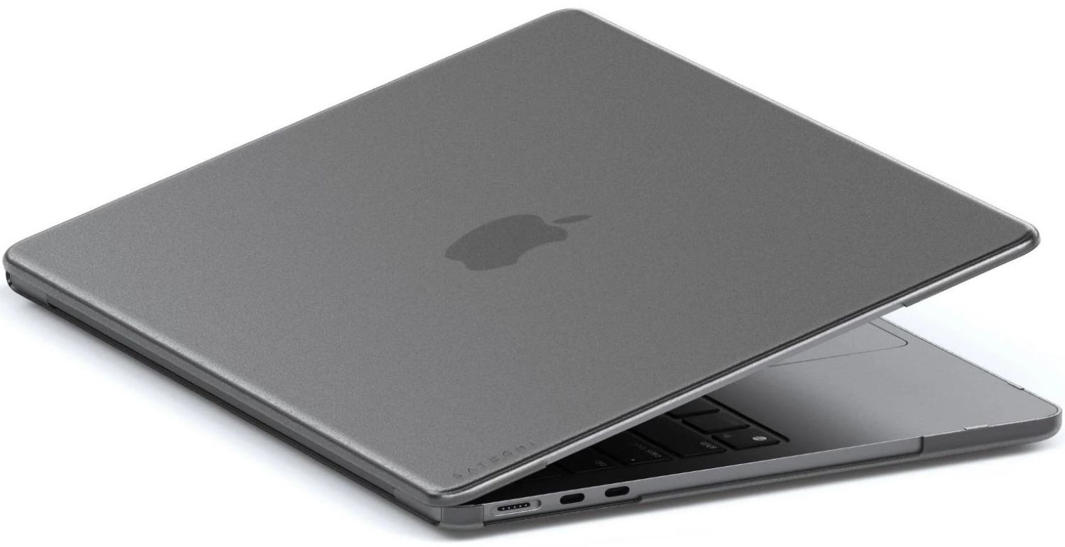 Чехол-накладка для ноутбука Satechi Eco-Hardshell Case Dark for MacBook Air 13.6" M2-M3 (ST-MBAM2DR) - Фото 1