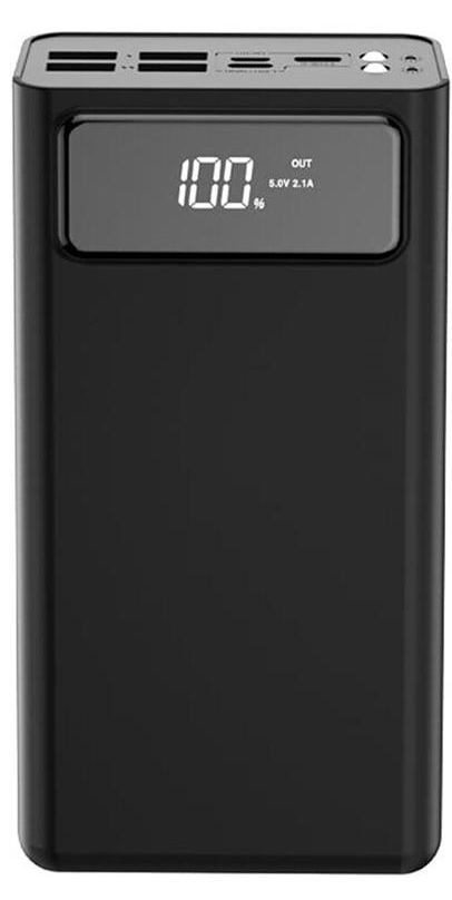 Батарея мобильная XO PR123 30000 mAh Black (00000015191) - Фото 1