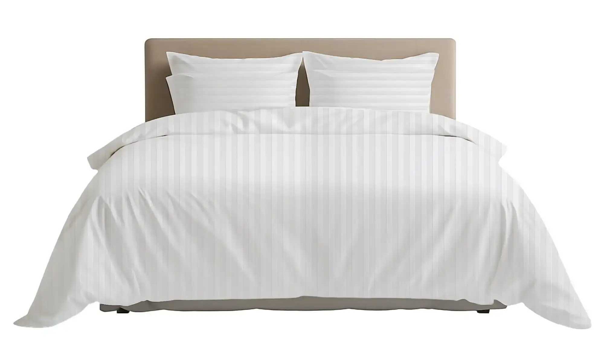 Комплект постільної білизни ТЕП СТРАЙП САТИН PREMIUM Optical White (2-04800_34073) - Фото 1