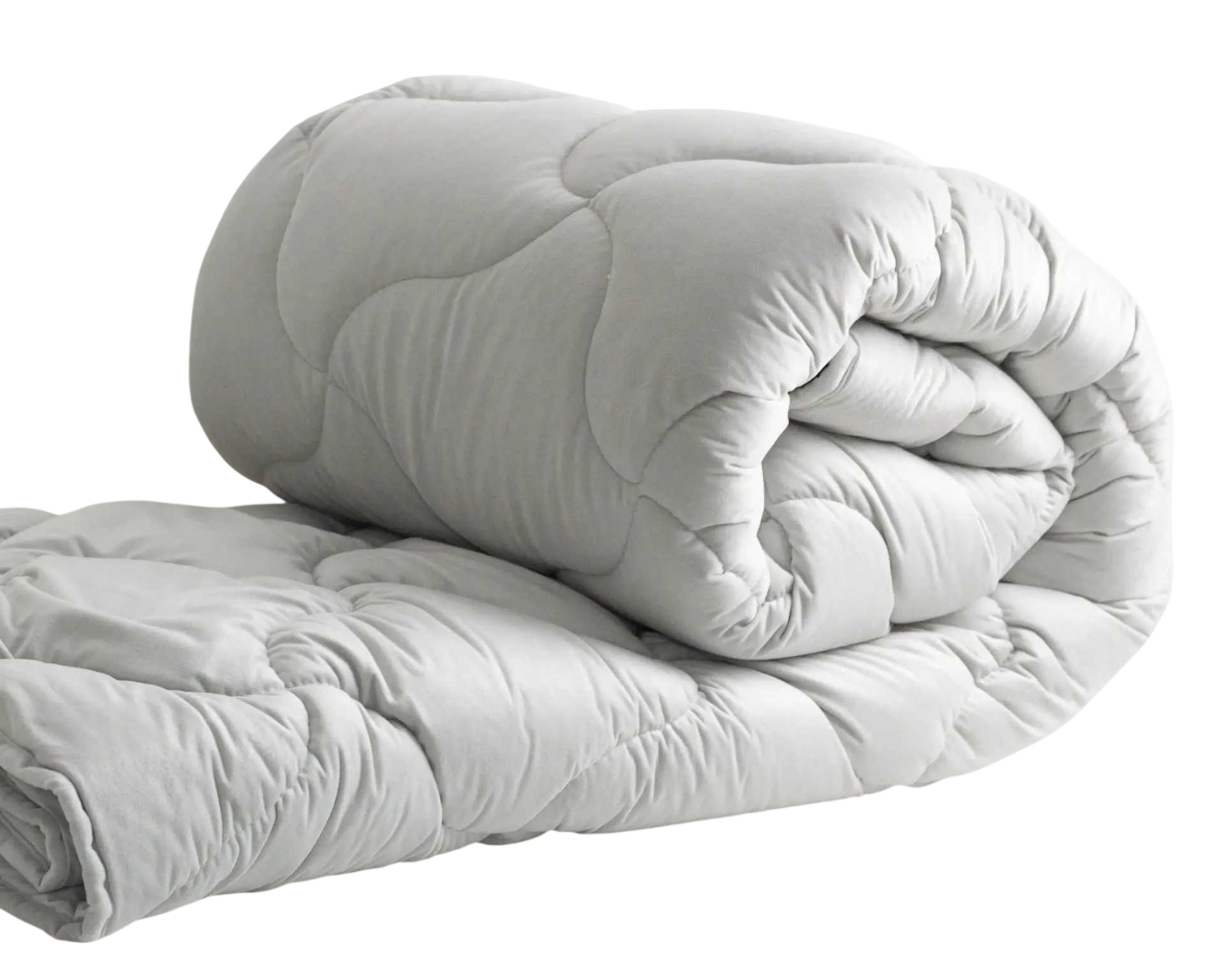 Ковдра всесезонна двоспальна ТЕП VELOUR 180х210 см Світло-сірий (1-04871_34484) - Фото 1