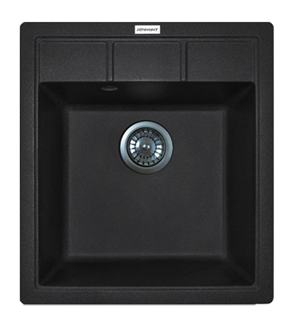 Мойка кухонная Adamant Brick черный (000000466) - Фото 1