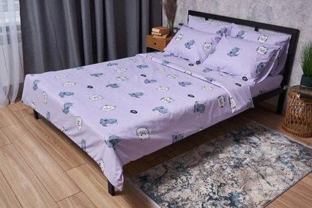 Пододеяльник двуспальный Moon&Star Бязь Gold Люкс Hello Kitty 175x210 см (MS-870000262) - Фото 1