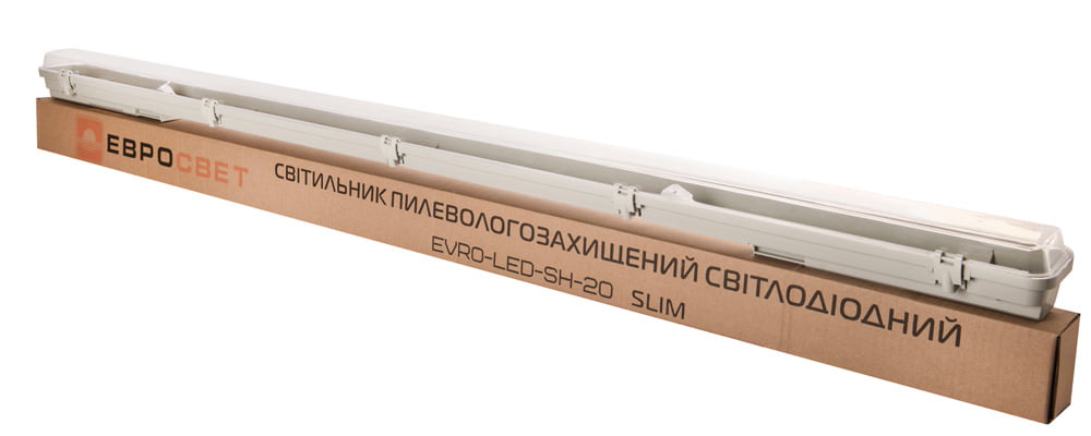 Светодиодный светильник Євросвітло промышленный 1x1200мм под лампу Т8 LED-SH-20 IP65 Slim (000039734) - Фото 1