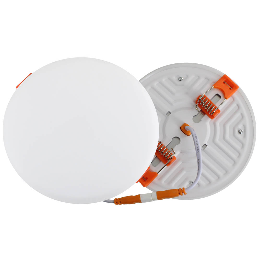 Светодиодный светильник Євросвітло 18Вт круг LED-R-120-18 6400К без рамки 2 шт. (000058104) - Фото 1