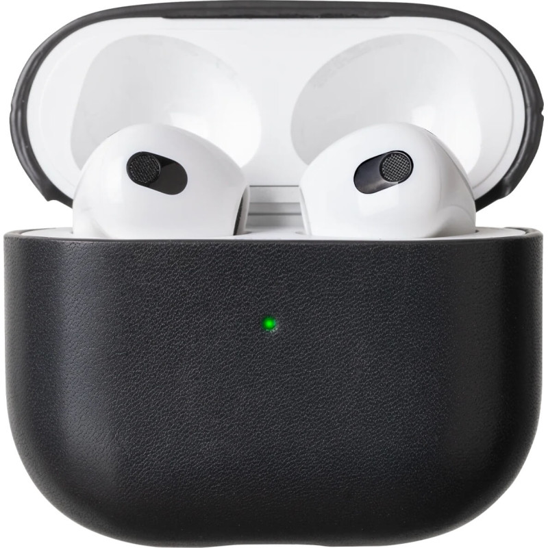 Чехол для наушников Native Union Leather Case Black for Airpods 3rd Gen (APCSE-LTHR-BLK-V2) - Фото 1