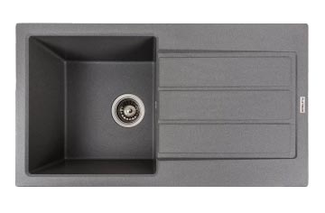 Мойка кухонная Platinum 7843 SOLID матовый Серый муссон - Фото 1