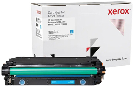 Картридж-тонер Xerox Everyday сумісний аналог HP CE341A (651A)/CE271A (650A)/CE741A (307A) cyan (006R04148) - Фото 1