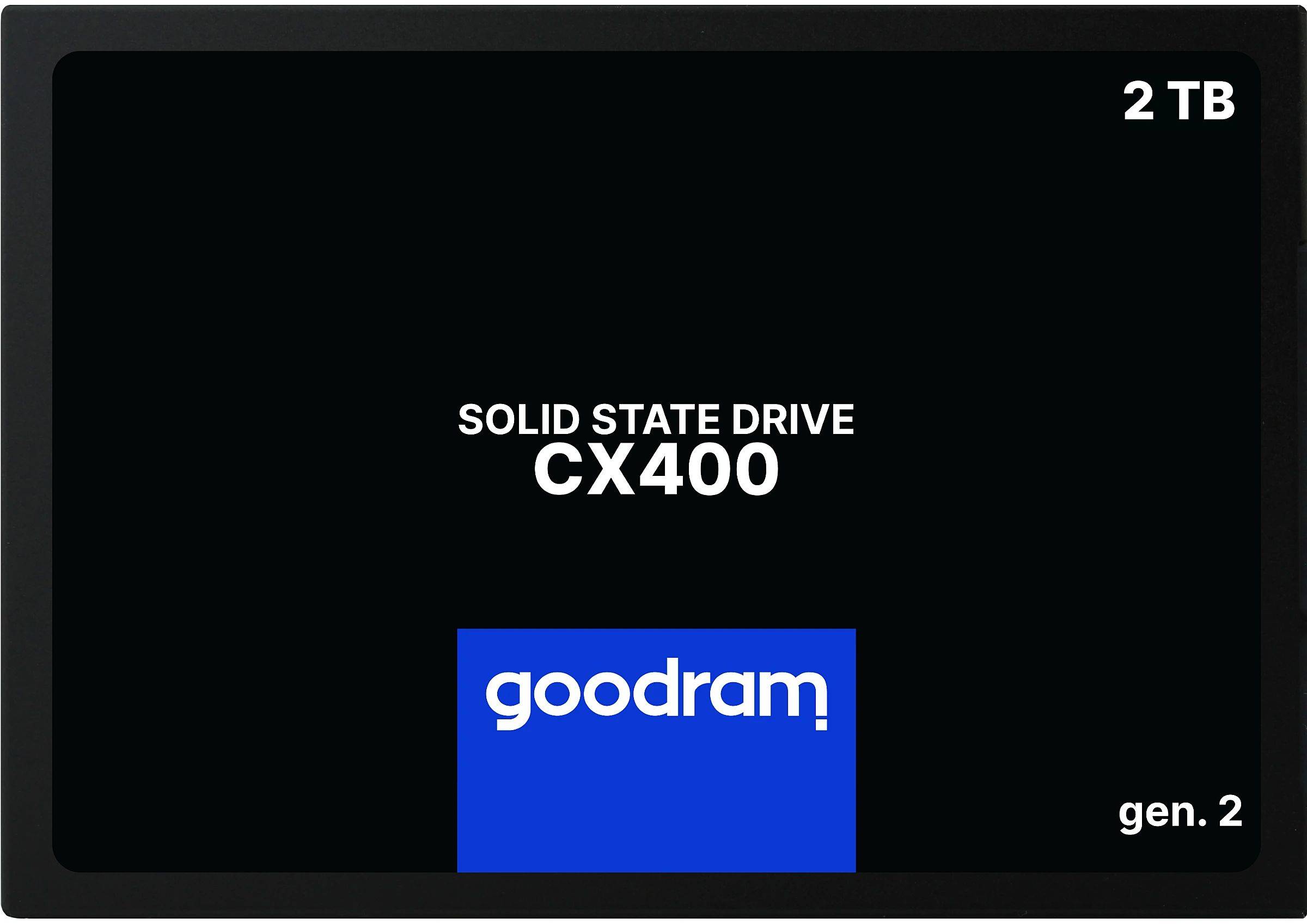 SSD-накопитель внутренний Goodram CX400 2TB SATA III 2.5" 3D NAND (SSDPR-CX400-02T-G2) - Фото 1