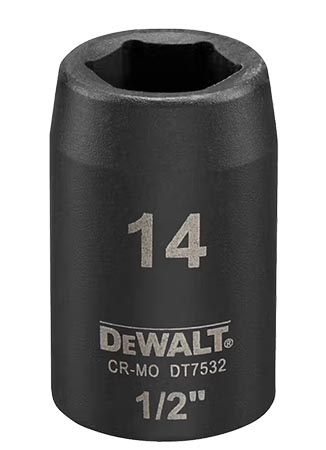 Торцевая головка DeWALT IMPACT 1/2 х 14 мм (DT7532) - Фото 1