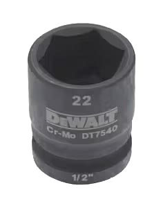 Торцевая головка DeWALT IMPACT 1/2 х 22 мм (DT7540) - Фото 1