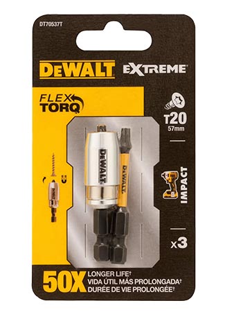 Біта для викрутки DeWALT IMPACT TORSION 2 шт. (DT70537T) - Фото 1