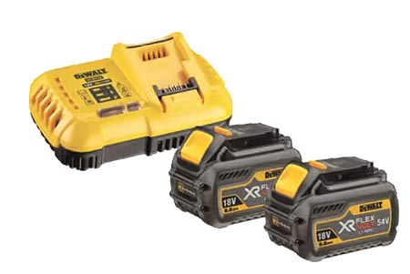 З/У к аккумуляторной батарее для электроинструментов DeWALT + 2 аккумулятора (DCB118T2) - Фото 1