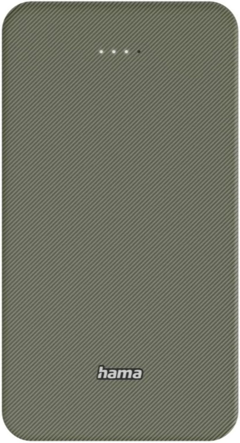 Батарея мобильная Hama Power Pack Color 20 20000mAh Green (201716) - Фото 1