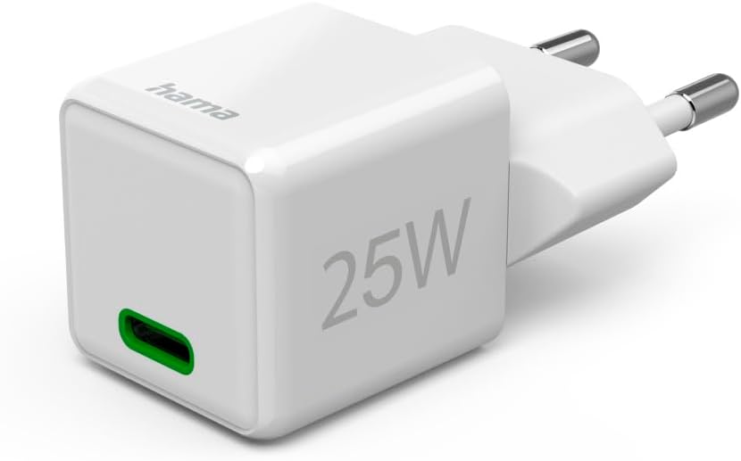 Сетевое зарядное устройство Hama 25W USB-С, PD White (00201981) - Фото 1