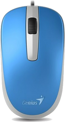 Миша дротова Genius DX-120 USB Blue (31010105103) - Фото 1