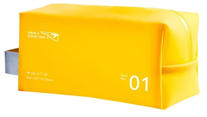 Косметичка Love You Home 23×11,5×11,5 см желтая (59040) - Фото 1