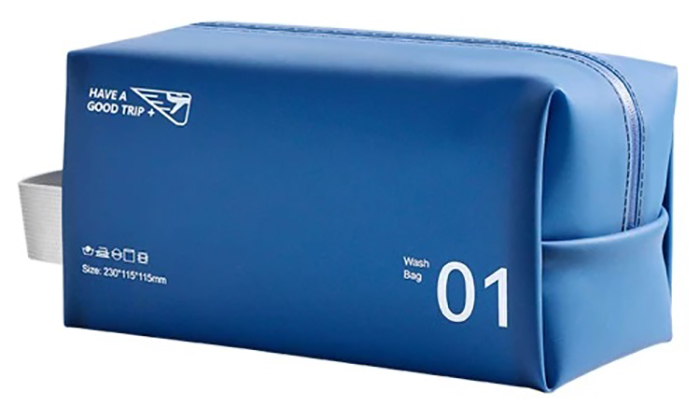 Косметичка Love You Home 23×11,5×11,5 см синяя (59041) - Фото 1