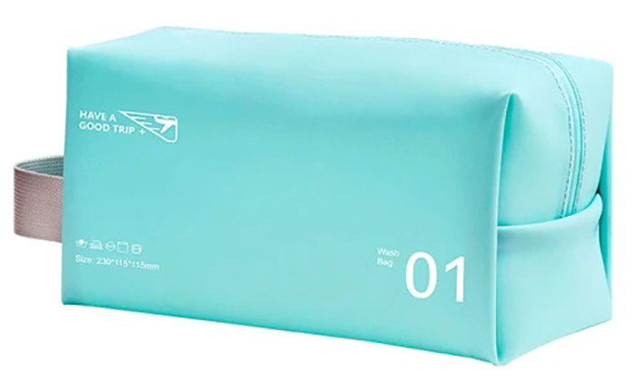 Косметичка Love You Home 23×11,5×11,5 см мятная (59042) - Фото 1