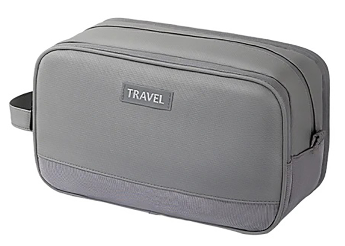 Косметичка Love You Home 25х11х14 см Серая (59045) - Фото 1
