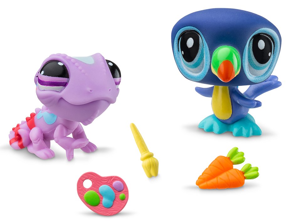 Коллекционные фигурки набор Littlest Pet Shop ДРУЗЬЯ ПО ИСКУССТВУ (2 фигурки, аксесс.) (00507) - Фото 1