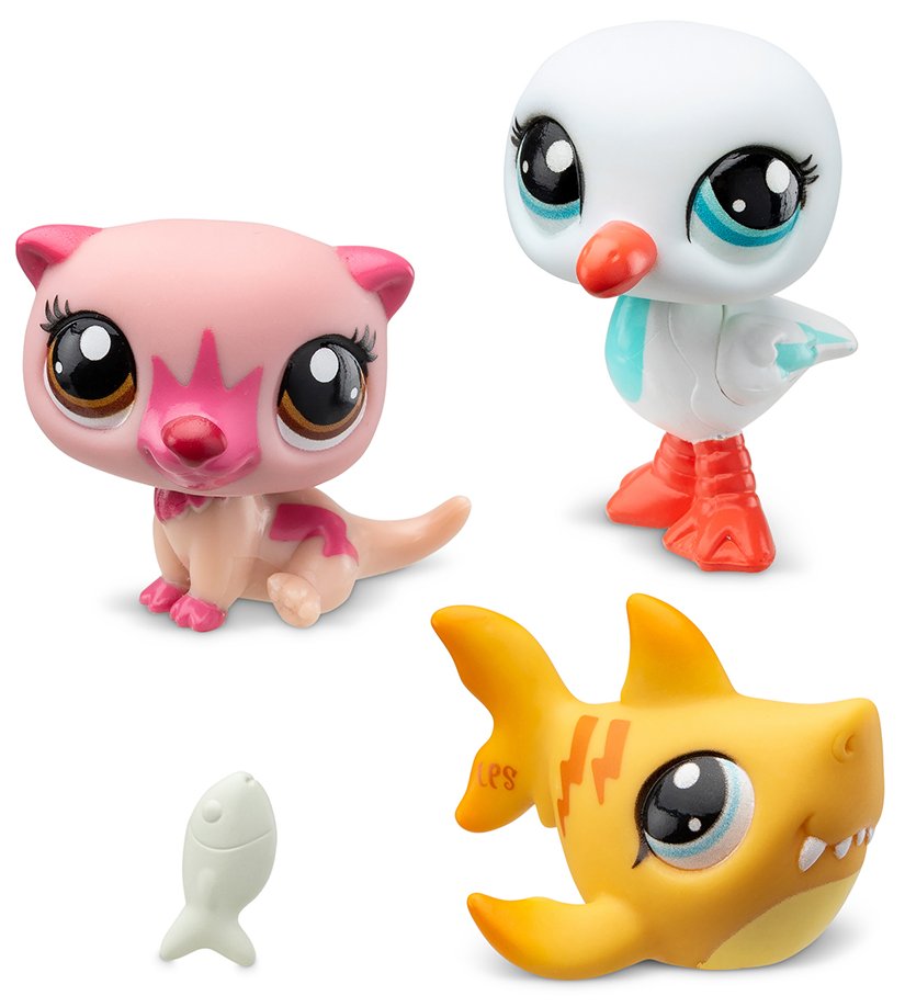 Коллекционные фигурки набор Littlest Pet Shop НАСТРОЕНИЕ ОСТРОВА (3 фигурки, аксесс.) (00556) - Фото 1